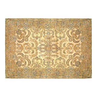 Antique Persian Kerman Oriental Rug, Room Size, with Symmetrical Design For Sale