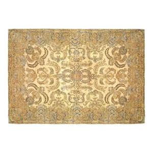 Antique Persian Kerman Oriental Rug, Room Size, with Symmetrical Design