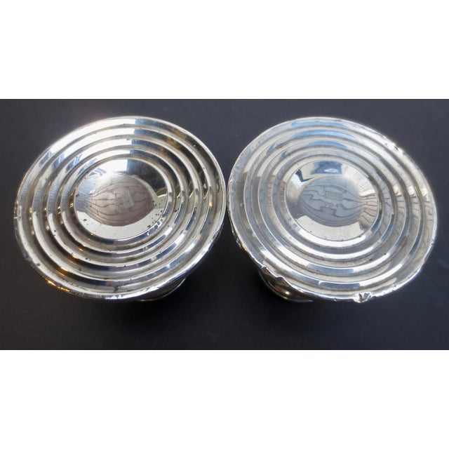 Beaux-Arts Fisher Sterling Silver Candlesticks -- A Pair of 2 For Sale - Image 3 of 5