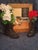 An original oil on canvas board by artist Frances Ann Allen titled "A Winter Sunday Morning – 1923," presented in its...