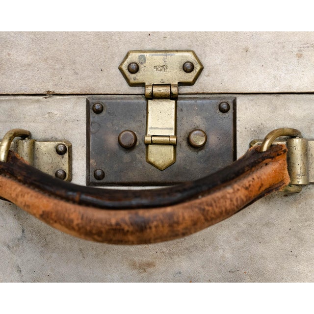 Vintage Suitcase from Hermès, 1920s For Sale - Image 9 of 10