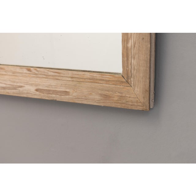Vintage Stripped Pine Mirror, 1920 For Sale - Image 4 of 6