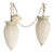 Vintage Hollywood Regency Pineapple Milk Glass Swag Lamps - Pair For Sale