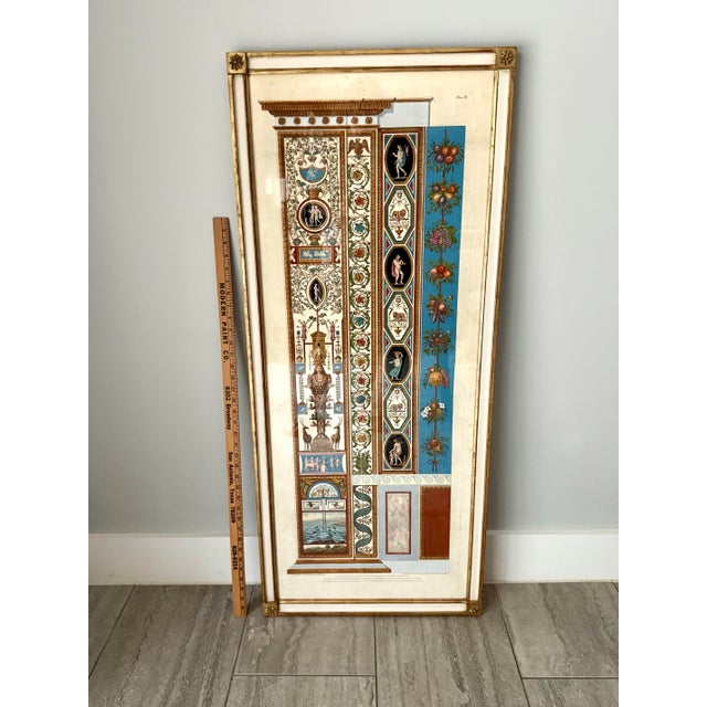 18th C. Hand Colored Engraving From the Raphael Loggia at the Vatican For Sale - Image 10 of 12