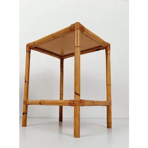 Italian Nightstands in Bamboo, Rattan and Wicker, 1970s, Set of 2 For Sale - Image 15 of 18