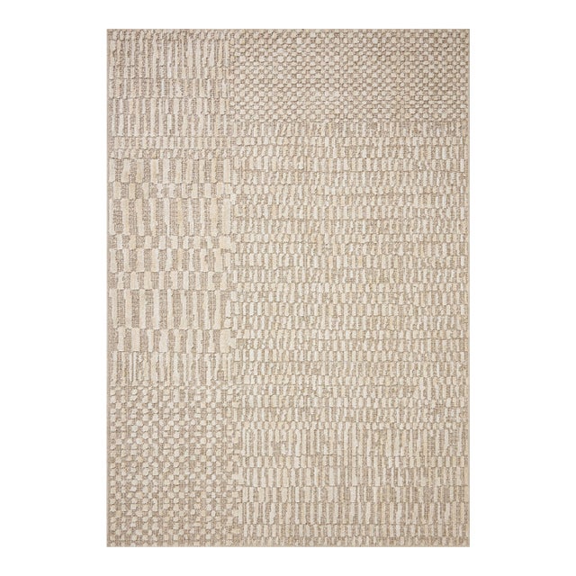 Amber Lewis x Loloi Bexley Rug in Natural / Birch 2'-7" x 10'-0" Runner Rug For Sale