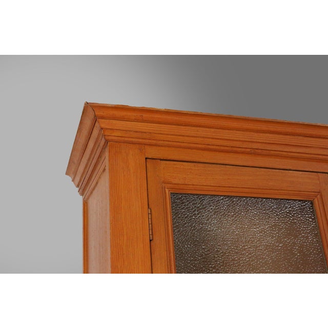 Wood Display Cabinet in Pine, Belgium, 1890s For Sale - Image 7 of 16
