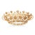 Mid 20th Century Mid 20th Century Retro Pearl Diamond 14k Yellow Gold Platinum Crown Brooch For Sale - Image 5 of 6