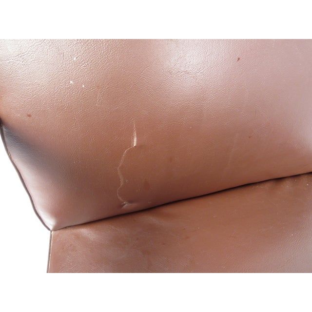 Brown 1970s Pair of Mid-Century Italian Lounge Chairs For Sale - Image 8 of 12