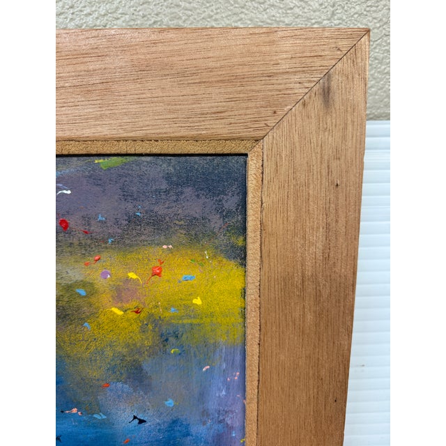 Made Wianta Sunset Original Oil Painting, Signed For Sale - Image 11 of 12