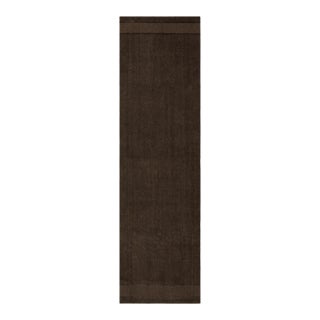 Rug & Kilim’s Extra-Long Runner Rug in Textural Monochrome Brown For Sale