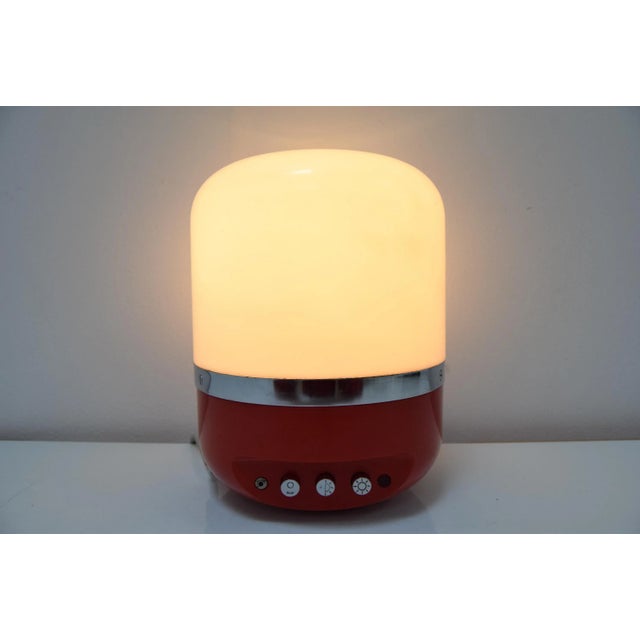 Cream Mid-Century Table Lamp by Adriano Rapholdi for Europhon, 1970s For Sale - Image 8 of 14