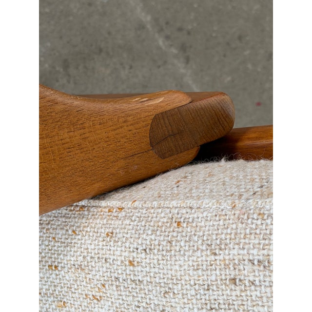 Mid-Century Modern Teak Lounge Chairs in Wool Bouclé, 1960s, Set of 2 For Sale - Image 9 of 12