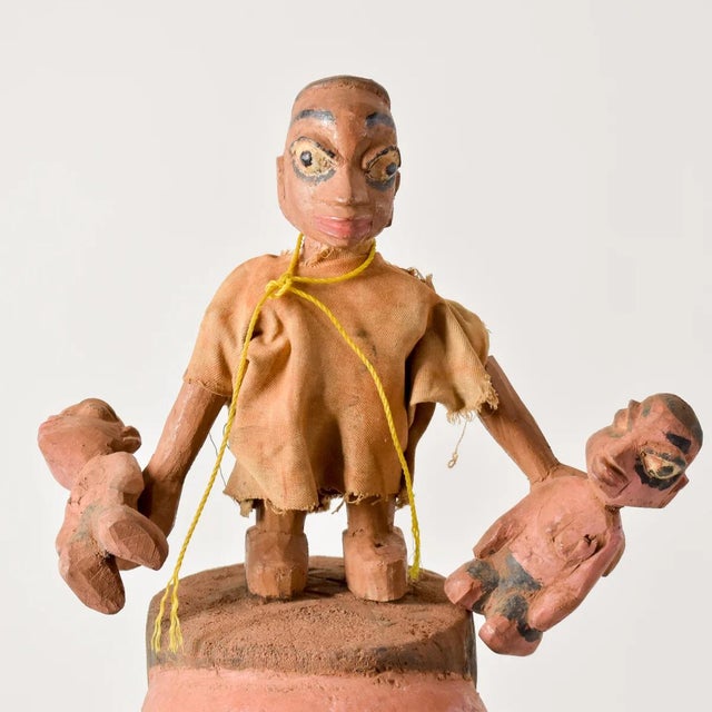 African Early 20th Century Yoruba Gelede Mask with Figures Nigeria For Sale - Image 3 of 12