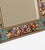 Hollywood Regency Hand-Painted Polo Scene Mirror, Turquoise Persian Miniature Style Frame For Sale - Image 3 of 4