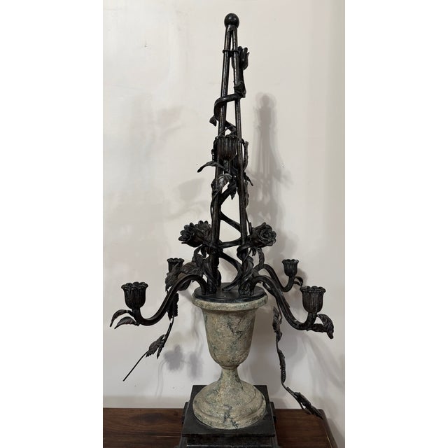 Stunning Candelabra from Maitland Smith. A combination of roses and grapevines. 6 roses for your candles and 3 roses of...