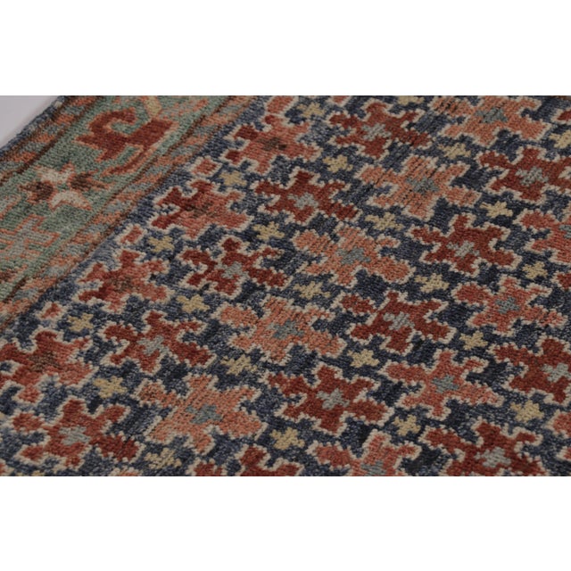 2010s Rug & Kilim’s Shahsavan Persian Inspired Square Rug, Playful Floral Patterns For Sale - Image 5 of 8