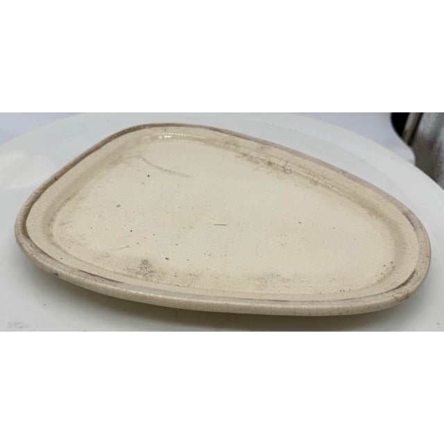 Antique Staffordshire Majolica Cow Head Dish, Victorian English Novelty Server For Sale - Image 11 of 12