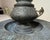 Metal Large Antique Ornate 19th Century Victorian Metal Bronze Desk Inkwell Stand Jar For Sale - Image 7 of 13
