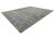 Modern 12x15 Hand-Knotted Modern Tabriz Style Wool Area Rug in Blue & Gold For Sale - Image 3 of 12