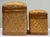 Chinoiserie Vintage Woven Wicker Nesting Baskets, a Pair For Sale - Image 3 of 6