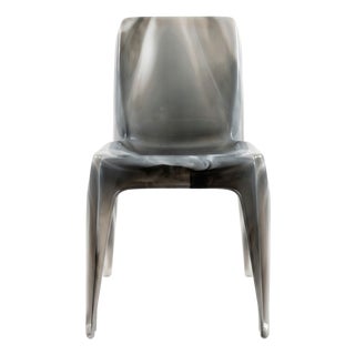 One-of-a-Kind Sebel Chair - Translucent, Marbled Resin, Sculptural Australian Design For Sale