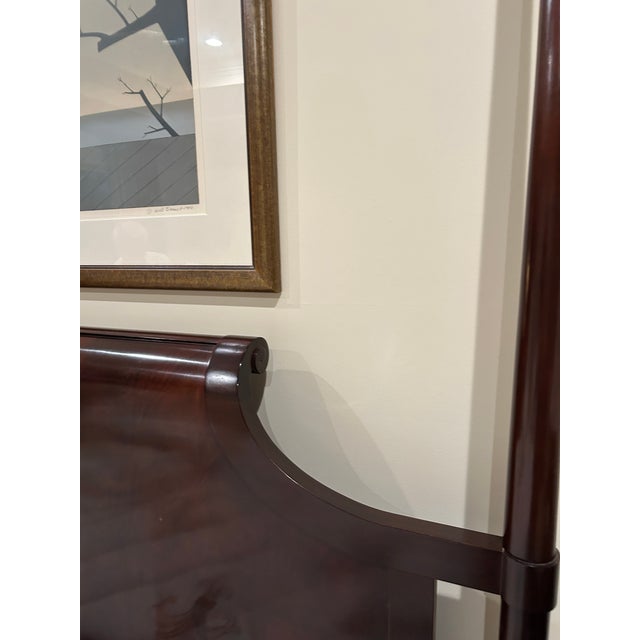 Two Poster Bed Attributed to Thomas Pheasant for Baker Furniture For Sale In West Palm - Image 6 of 12