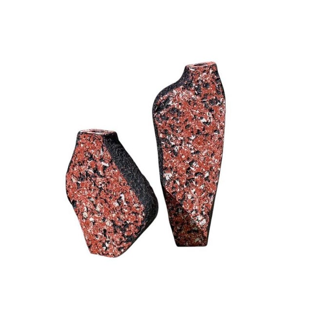 Concrete Sculptural Vases by Donatas Zukauskas, Set of 2 For Sale - Image 10 of 10