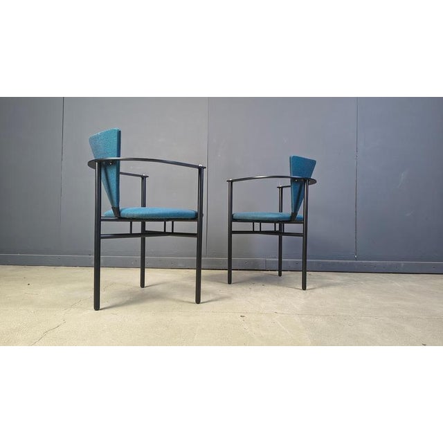 Vintage Dining Chairs from Belgo Chrom, 1980s, Set of 4 For Sale - Image 4 of 11