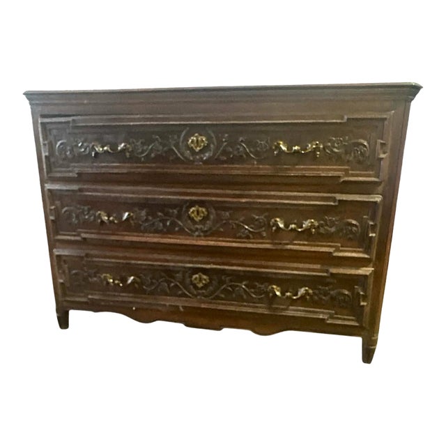 French Antique Mid 19th Century Oak Dresser or Sideboard For Sale
