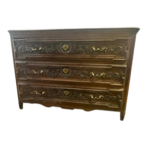 French Antique Mid 19th Century Oak Dresser or Sideboard