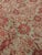 Antique Oushak Carpet, Handmade Oriental Rug, Pale Light Blue, Coral, Raspberry For Sale - Image 9 of 15