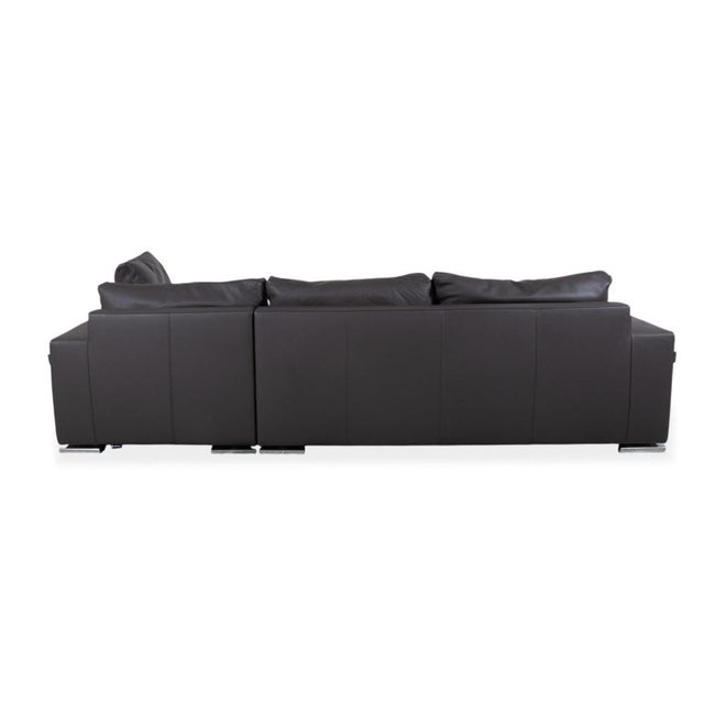 Halma Leather Corner Sofa from La Nuova Casa For Sale - Image 11 of 14