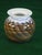 Late 20th Century Art Glass Vase Micheal Nourot Cased Rust and Blue For Sale - Image 11 of 13