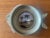 Art Deco Art Deco Butterfly Reverse Painted Glass Pewter Fish Ash Tray For Sale - Image 3 of 8