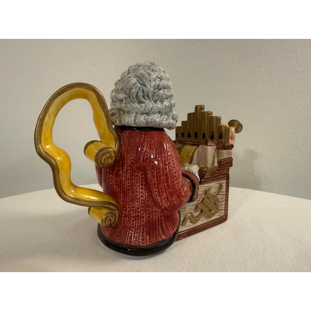 1990s Fitz and Floyd Johann Sebastian Bach Character Teapot For Sale In Mobile - Image 6 of 12