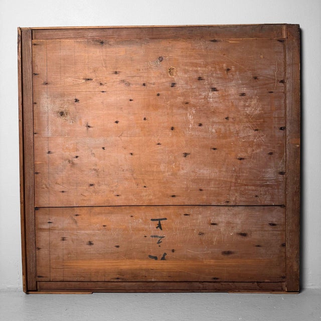 Antique Japanese Wooden Wall Panel, 1890 For Sale - Image 6 of 9