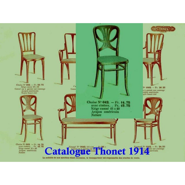 Chairs No. 642 Butterfly Model by Michael Thonet, 1910, Set of 3 For Sale - Image 15 of 15