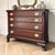 1960s Traditional Federal Revival Ribbon Mahogany Dresser | Entryway Piece For Sale In Raleigh - Image 6 of 11