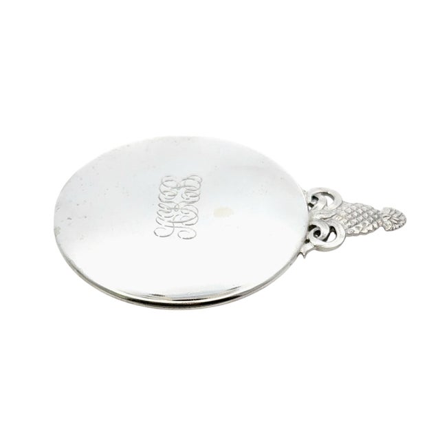 Authentic Tiffany & Co Estate Pineapple Hand Mirror Sterling Silver 58 Grams TIF879 The Rare Authentic Tiffany & Co....