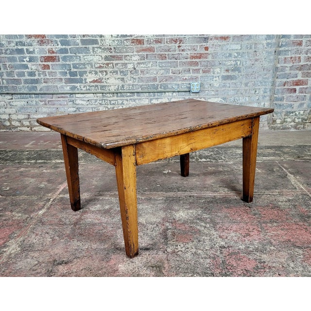 Coffee 18th Century French Farm Coffee Table -Walnut For Sale - Image 8 of 11