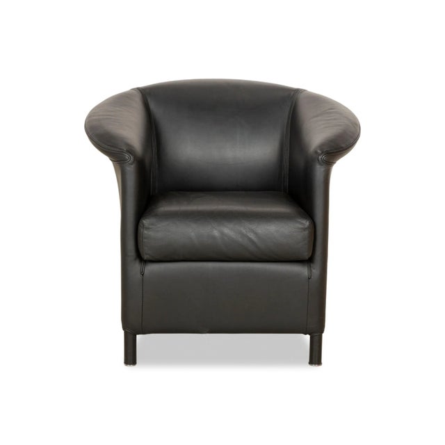 Aura Leather Chair by Paolo Piva for Wittmann For Sale - Image 9 of 10