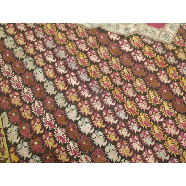 Zabihi Collection Colorful Antique Turkish Ghiordes 19th Century Rug For Sale - Image 12 of 12