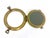 Ship Porthole Wall Mirror in Brass, 20th Century For Sale - Image 3 of 11