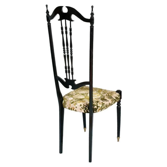 Set of Chiavari High Back Chairs by Gaetano Descalzi, 1930s For Sale - Image 3 of 5