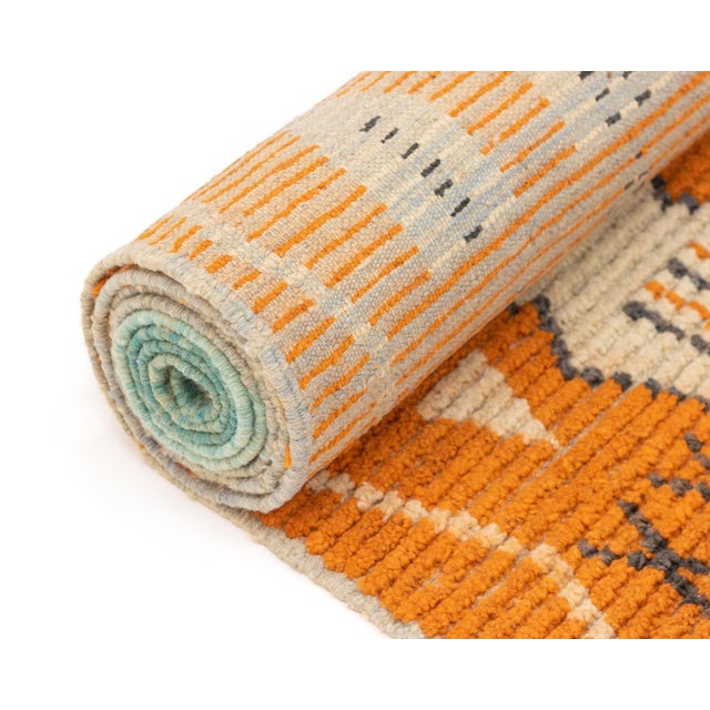 Textile Hand-Knotted Wool Premium Rug by Azele Studio For Sale - Image 7 of 10