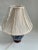 Late 20th Century Vintage Chinoiserie Ginger Jar Shaped Blue & White Table Lamp For Sale - Image 5 of 10