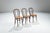 A set of three Thonet "Chaplin" chairs, produced in Romania. This set represents a beautiful blend of minimalist design...
