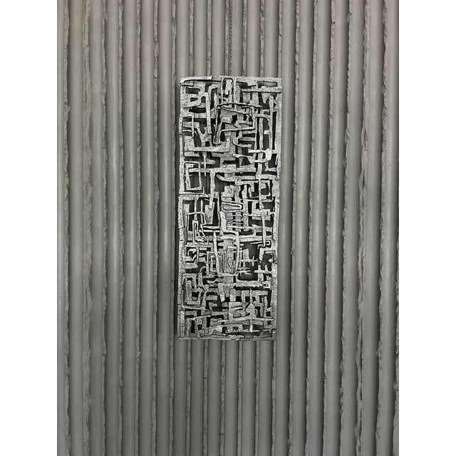 Industrial Belgian Brutalist Steel Wall Sculpture, 1960s For Sale - Image 3 of 11