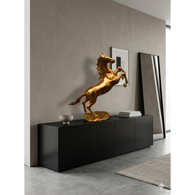 Mid-Century Modern Rearing Horse by Motta, 1970s For Sale - Image 6 of 18